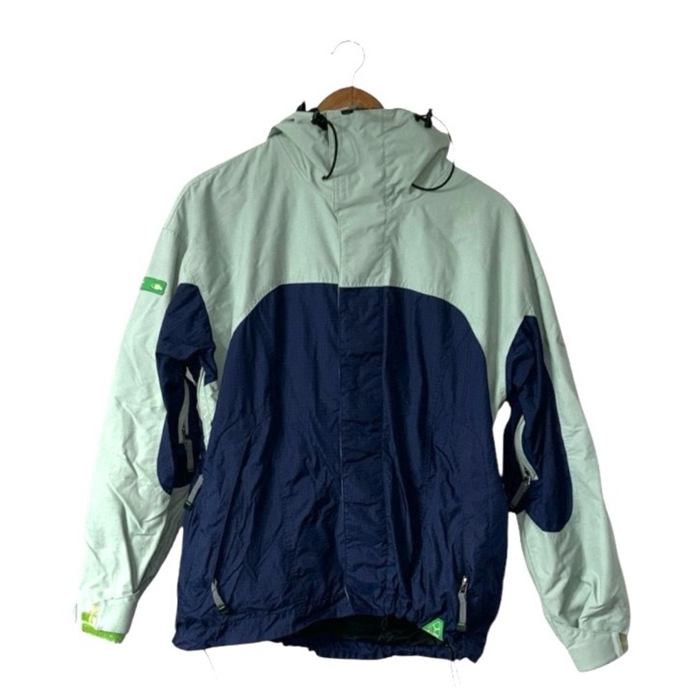 Bonfire Snowboarding USA Jacket Coat Blue Teal Warm Winter Skiing Size Medium